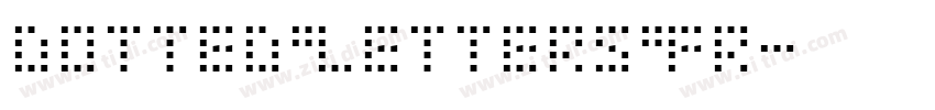 Dotted Letters Fr字体转换